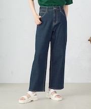 デニム ベーシックストレートパンツ