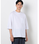 ７分袖 フェイクレイヤード クルーネックＴシャツ