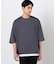 ７分袖 フェイクレイヤード クルーネックＴシャツ