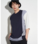 ストライプ コンビ デザイン Ｔシャツ（半袖）