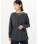 後ろスリット Ｔシャツ　（長袖）