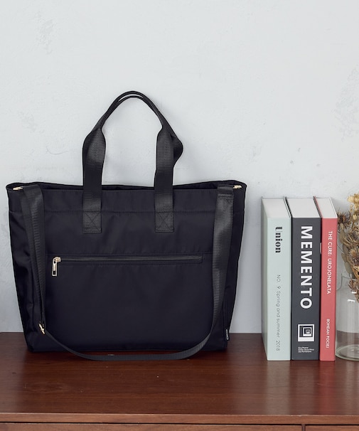 撥水 2wayトートバッグ