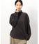 綿１００％　スラブ　ハイネックＴシャツ　（長袖）