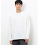 タテ畝ストレッチポンチ フェイクレイヤード クルーネックＴシャツ （長袖）