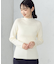 ベーシックリブ　ハイネックニット