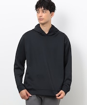 ストレッチダンボールニット フードパーカー (長袖)