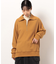 ワッフル　ハーフジップ　プルオーバー