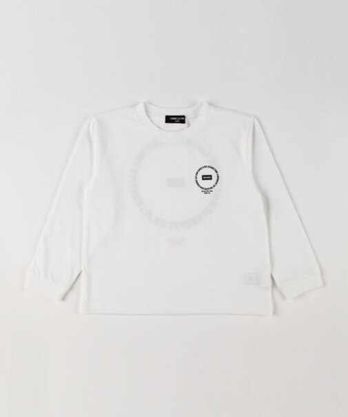 サークルプリント長袖Tシャツ