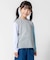サークルプリント長袖Tシャツ