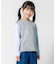 サークルプリント長袖Tシャツ
