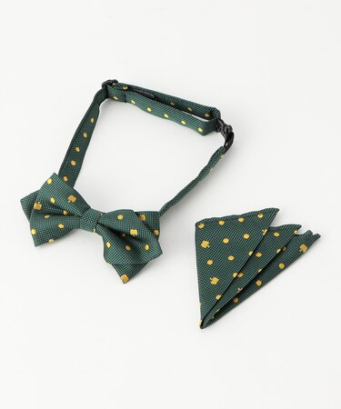 リンゴドット 蝶タイ・スカーフセット