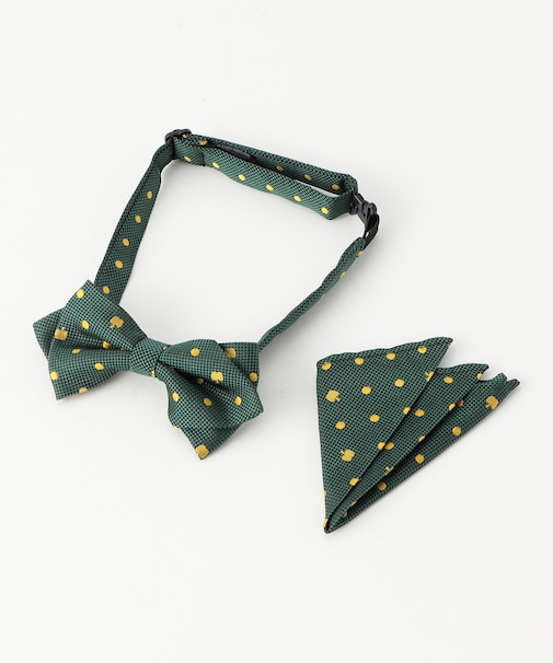 リンゴドット 蝶タイ・スカーフセット