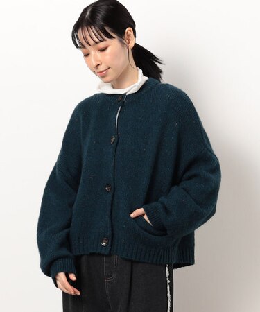 カラーネップ　モモンガ　ニットカーディガン