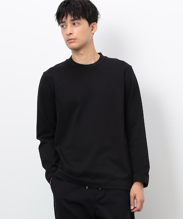 コットンスムース ジャケットＴシャツ （長袖）