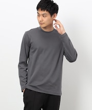 コットンスムース ジャケットＴシャツ （長袖）