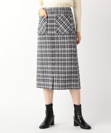 ツィードスカート　／　セットアップ対応