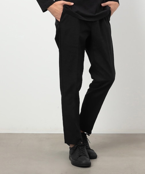 【セットアップ対応】Easy Active Wear ストレッチ テーパードスラックス
