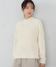 ラメモール　ショート丈ニット