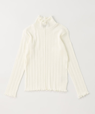 ランダムテレコハイネックカットソー