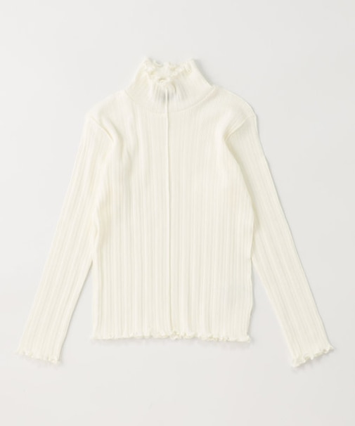 ランダムテレコハイネックカットソー