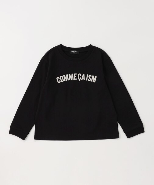 ロゴプリント長袖Tシャツ　