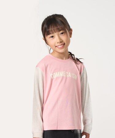 ロゴプリント長袖Tシャツ　