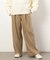 ストレッチツイル　ワイドパンツ