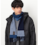 【ウールカシミヤ】 ブロックチェック マフラー