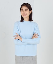 【ウォッシャブル】日本の色　ハイネックニット