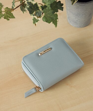 メタルプレート ２つ折り財布