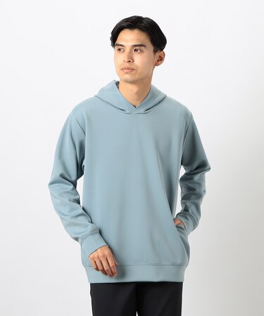 ストレッチダンボールニット フードパーカー