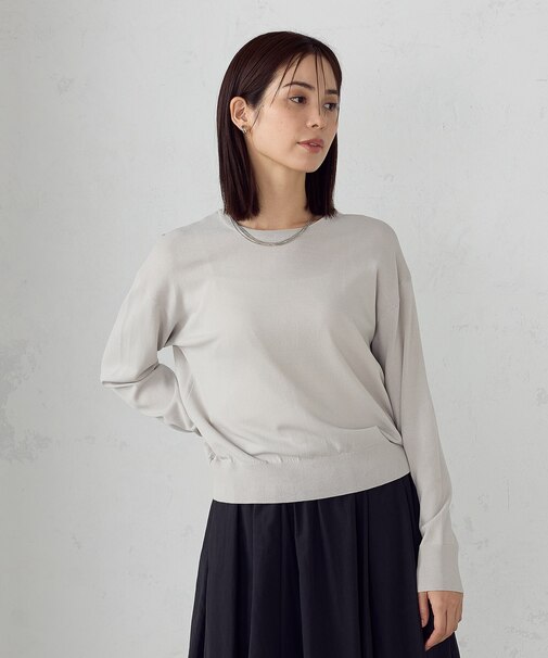 【ウォッシャブル】UVカット ベーシック　２ＷＡＹニット