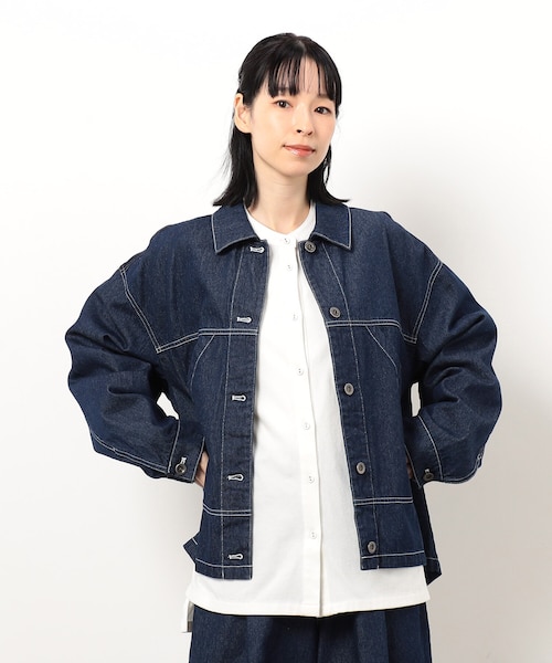 【専用出品】デニムブルゾン PRANK PROJECT(プランク プロジェクト)｜レザーカラーデニム