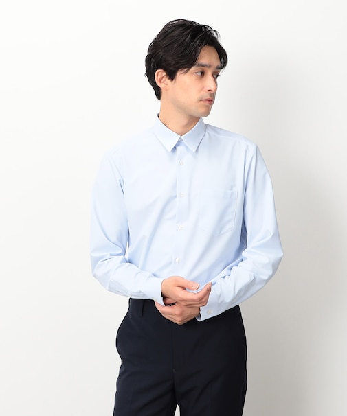 ポリエステル トリコット ドレスシャツ