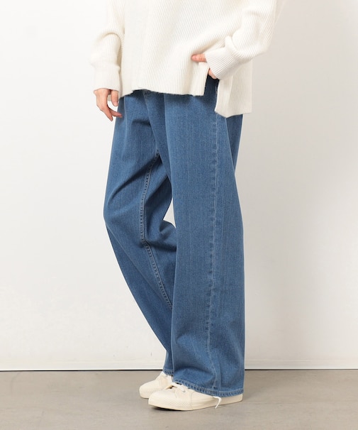 ストレッチ デニム ベーシックパンツ