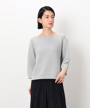 鹿の子編み ミックスニット
