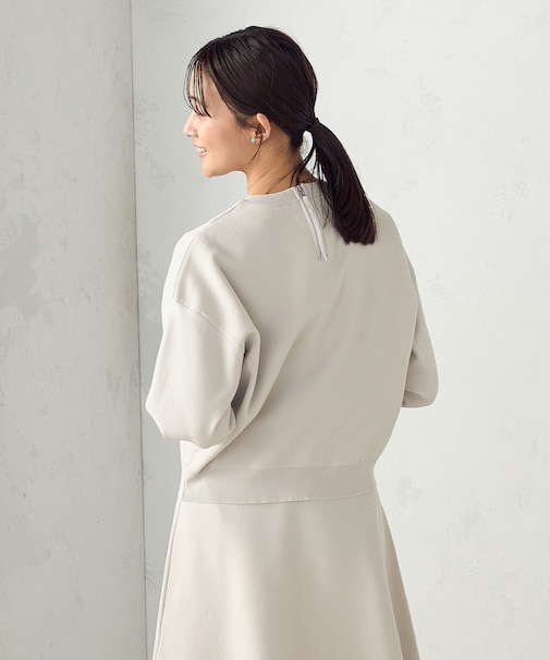 後ろファスナーニット / セットアップ対応