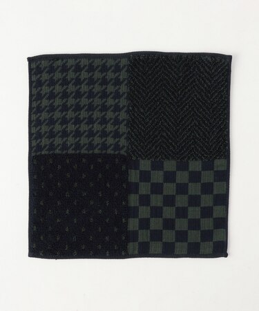 パネル柄 ハンカチタオル