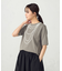 パールネックレスプリント　トロンプルイユＴシャツ