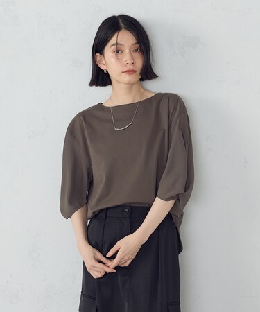 デザインスリーブカットソー