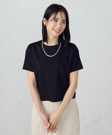 ボックスシルエット クロップド丈 Ｔシャツ