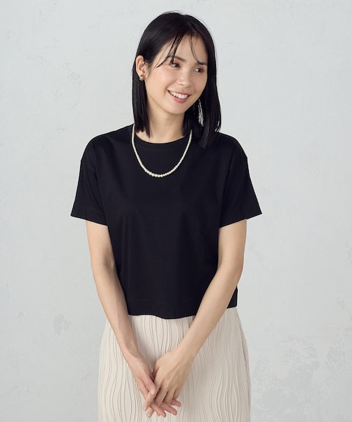 ボックスシルエット クロップド丈 Ｔシャツ
