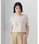 水彩タッチ 花プリントＴシャツ