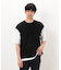 ケーブル柄 ベスト フェイクレイヤードＴシャツ