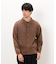 メッシュ編み ポロカーディガン