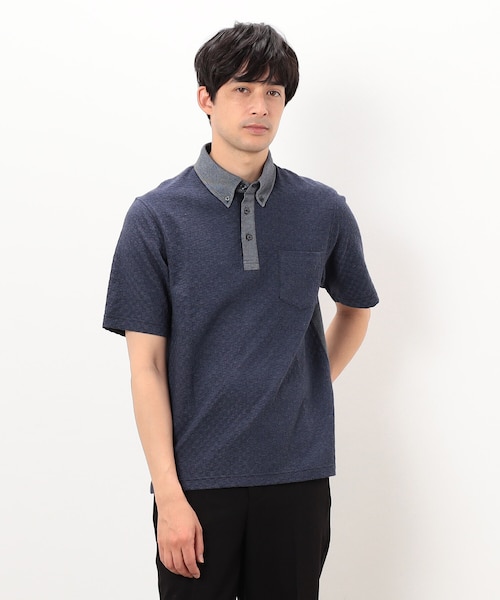 ALBINIカノコ カッタウェイポロシャツ｜コムサ・メンの通販｜&mall