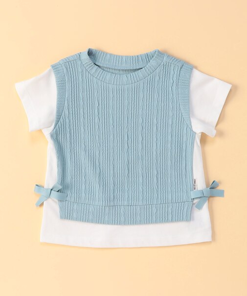 レイヤード半袖Tシャツ(ベビーサイズ)