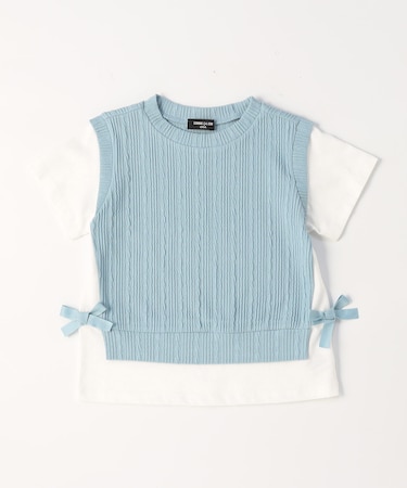 レイヤード半袖Tシャツ