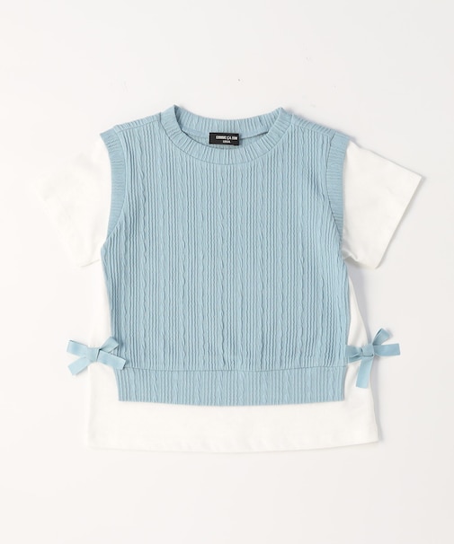 レイヤード半袖Tシャツ