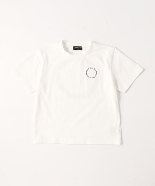 サークルプリント 半袖Tシャツ